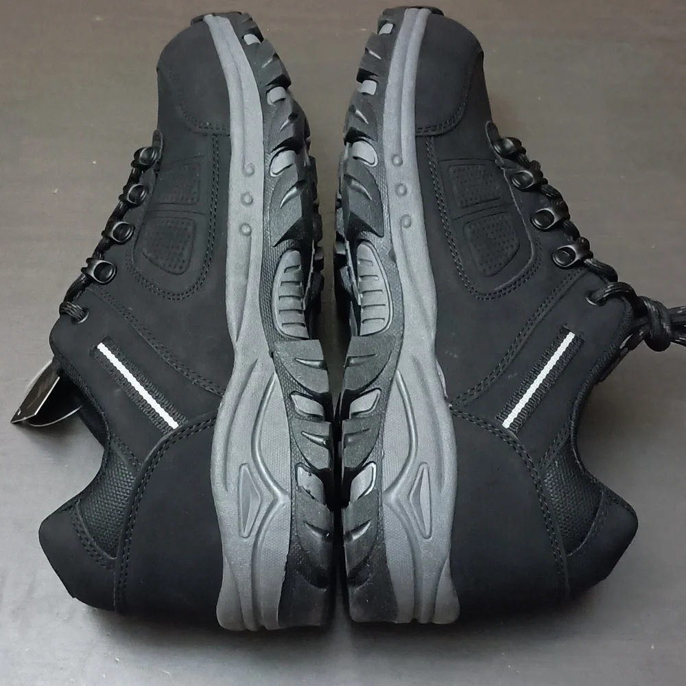 London Fog Hendon Men's Waterproof Black Athletic Shoes With Memory Foam